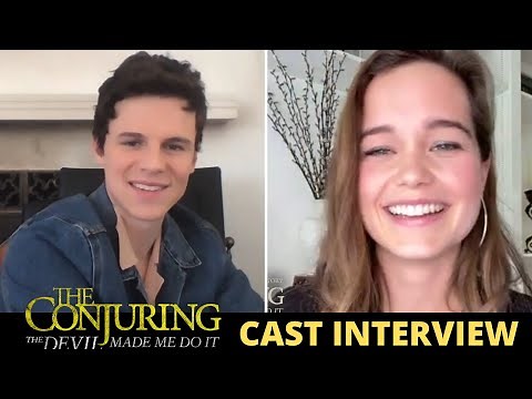 The Conjuring 3 Interview - Ruairi O'Connor and Sarah Catherine Hook