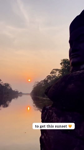 Sunset in Angkor Wat #angkorwat #angkor #sunset #cambodia