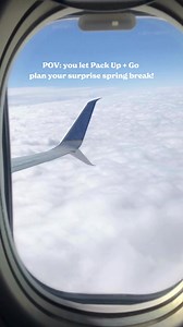 No plans? No problem. 🙌 Book a surprise trip with Pack Up Go to make your spring break stress-free and full of surprises 🎉 We’ll handle the planning, you handle the fun! #packupgo #packupandgo #springbreak #springbreak2025 #surprisetravel #mysterytrip | Pack Up Go