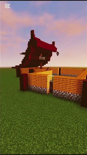 wooden house Minecraft build time lapse #music #beginners #capcut #minecraft