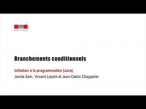 Branchements conditionnels