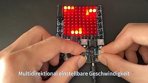 EIELE Multi-direktionale einstellbare Lauflicht löten bausatz LED-Licht Löten Kit löten Lernen Elektronik Baukasten für Erwachsene