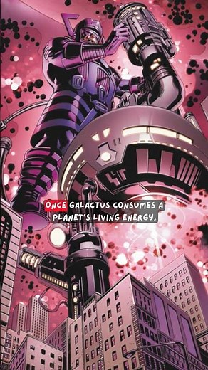 How Galactus Actually Eats Planets ?