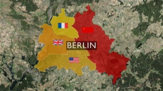 How the Berlin Wall divided the city