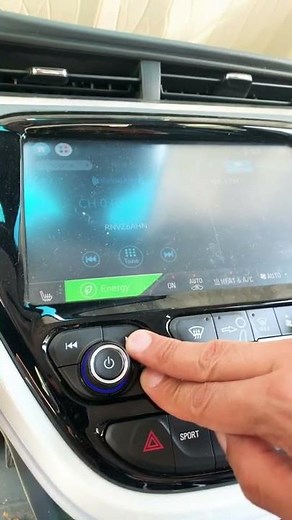 How to reset a Chevy Bolt's screen
