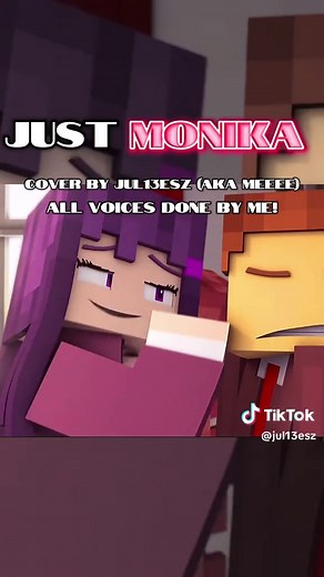 JUST MONIKA COVER⭐️| @OR3O @𝘜𝘮𝘪𝘬𝘰 ♪ @violet_rush_1 #fyp #viral #DDLC #coversong