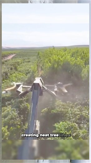 Precision tree line trimming.