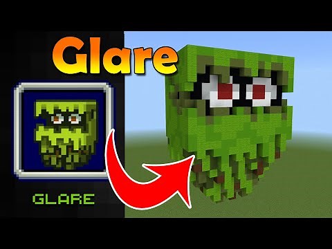 Minecraft Glare - Glare Statue - Minecraft Mob Build Tutorial - Minecraft Build