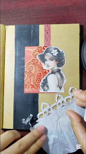 How to Make a DIY Vintage Mini Journal | Step-by-Step Tutorial