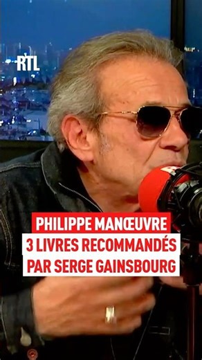Philippe Manœuvre : les 3 livres recommandés par Serge Gainsbourg