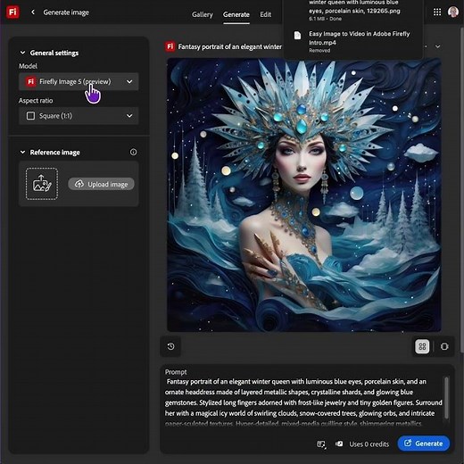 Easy Image to Video in Adobe Firefly!