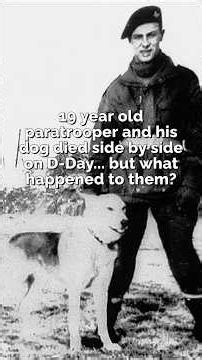 🌺 82 Years Ago Today A Young British Paratrooper Boarded A Aircraft Bound For Normandy With His Dog