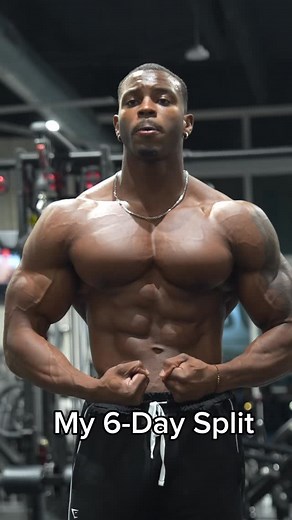 My 6-Day Workout Split👣 @gymshark Code: Chris10 Dm Me “Gainz” For Coaching | Christopher Harris