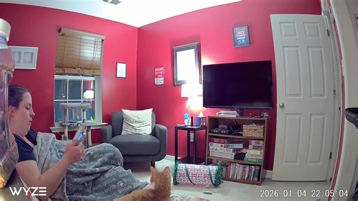 This was the second reading session for my 30 I’m doing for the winter reading challenge at my library! It was the first time Talia wanted to be near me 🥰 This was snagged from a pet cam on Jan 4-she’s already even more comfy with me (wait until you see the reading vlog I filmed last night!)