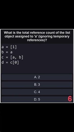 Can you guess the ref count in Python? #programming #python #coding