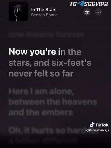 In The Stars Benson Boone lyrics video