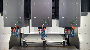 4.8K views · 32 reactions | The number of multiple spindle manufacturing solutions is rising. Cost-effectiveness and flexibility are the decisive arguments. #cnc #vmc #multiple #spindle #manufacturing #solution #cost #effective #flexibility #decisive #argument | SYNE Machines | Facebook