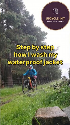 Step by step how I wash my waterproof jackets #waterproofjacket #waterproofcare #diytutorial