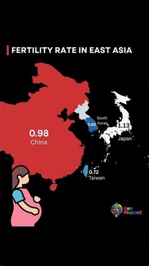 Birth Rates Across East Asia 🌏