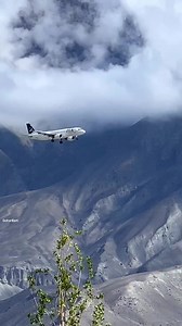 PIA Landing on the Skardu International Airport Pakistan International Airlines GoharBalti videos | Gohar Balti