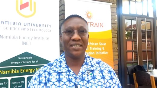 8K views · 88 reactions | WATCH: The joint symposium on solar thermal innovation kicked off at the Nust Hotel School in Windhoek this morning. The director of the Namibia Energy Institute, Dr Andreas Elombo, elaborated on the gathering, which runs until Friday. Video: Augetto Graig #NMHbreakers | Namibian Sun | Facebook