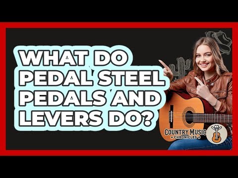 What Do Pedal Steel Pedals And Levers Do?