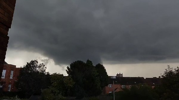 'Tornado' seen over Tewkesbury as England faces warning for storms