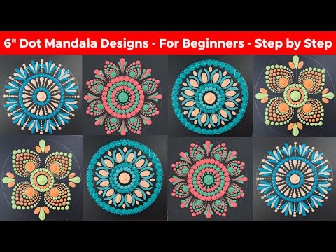 Dot Mandala for beginners | Step by Step | 6" Designs Compilation | 2025 | ATM Creations