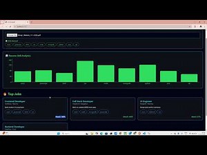 AI Resume Job Matcher | React + Tailwind | SaaS-Style Project Demo