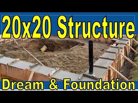 Building a 20x20 Shop, Shed, or Studio, Part 1 - The dream through starting the foundation