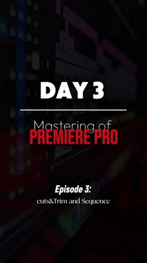 Day 3 Premiere Pro Practice | Basic Editing Workflow for Beginners #aftereffects #adobetutorials