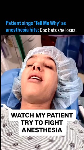 Artificial Intelligence | Nurse AI | Healthcare | Technology on Instagram: "Operating room turns concert hall as one patient faces the ultimate anesthesia challenge; can she finish singing “Tell Me Why” by the Backstreet Boys before the meds kick in? Doctors are calling it the calm-before-sleep era of viral medicine. This moment captures more than laughter; it shows the human side of healthcare where emotion, music, and medicine collide. In hospitals around the world, anesthesiologists are notic