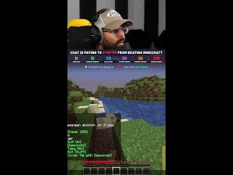 Chat is paying $$$ to RUIN my Minecraft run 💀