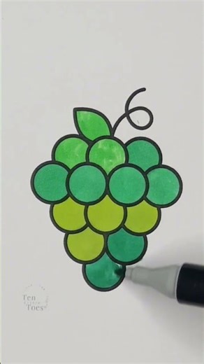 Grape #beatifulnature #art #fruits #drawing #easydrawing