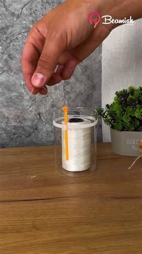 Beamish on Instagram: "Clever way to organize thread 🧵 #easy #organize #threads"