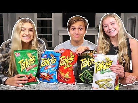 Trying Different Flavors of TAKIS! Which is the BEST & WORST?