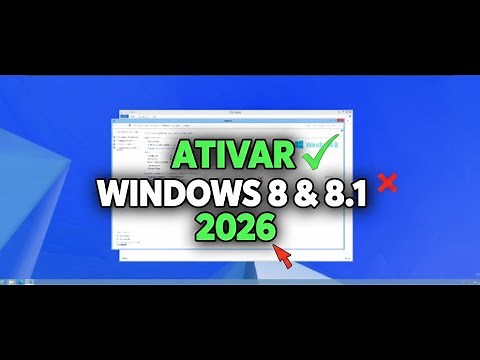 COMO ATIVAR O WINDOWS 8 /8.1 EM 2026!