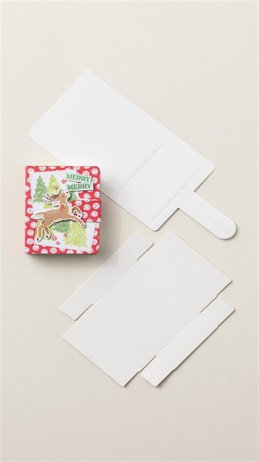 16K views · 186 reactions |   If you’re looking for a unique and fun holiday project, our Book Treat Boxes are a festive page turner! Perfect for gifting small treats, trinkets, jewelry, and more, here’s how to create your own:  Fold the base and cover  Peel and attach the adhesive strips  Add your favorite paper, embellishments, and treats Visit our website to find your inspiration and to shop our products. https://bit.ly/BookTreatBox | Stampin' Up! | Facebook