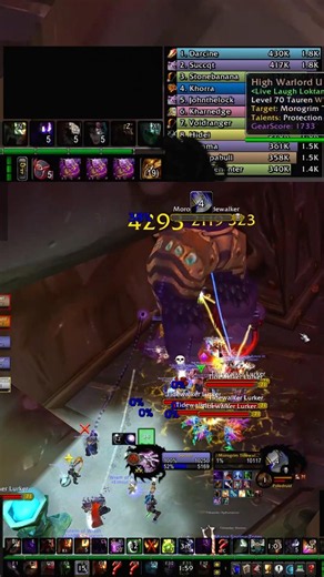 TBC Unstable Affliction Warlock POV | Morogrim Kill