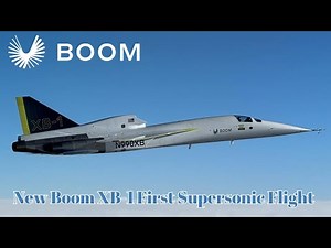 First Civilian Supersonic Jet Built in America Breaks the Speed ​​of Sound | Boom Supersonic XB-1