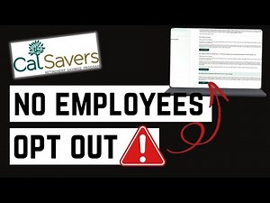 How to Opt Out Exempt from Calsavers if Your Business Has No Employees