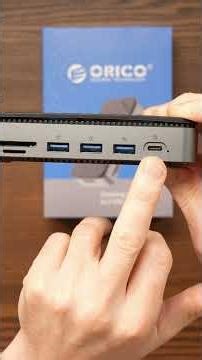 Orico Docking Station with M2 SSD Enclosure - 12 Connection Ports #orico #dockingstation