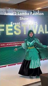 Catwalk for ISEF 2025 #bankindonesia #trending #model #shortvideo #viralvideo