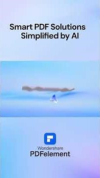 Smart PDF Solutions, Simplified by AI | PDFelement 12 Here