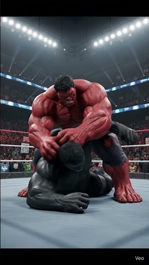 Red Hulk vs Black Hulk 🤛💥🔥Most Iconic Wrestling Match Ever 👑