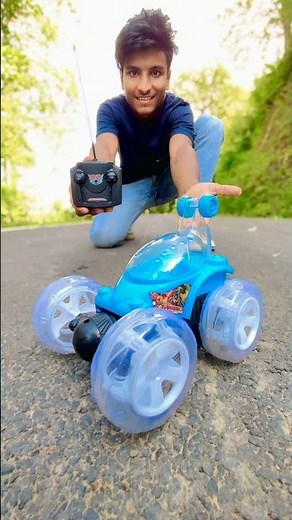 Unboxing of Remote Control 360 Stunt Car Review 🤯