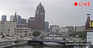 【LIVE】 Kamera na żywo Rzeka Milwaukee – Wisconsin | SkylineWebcams
