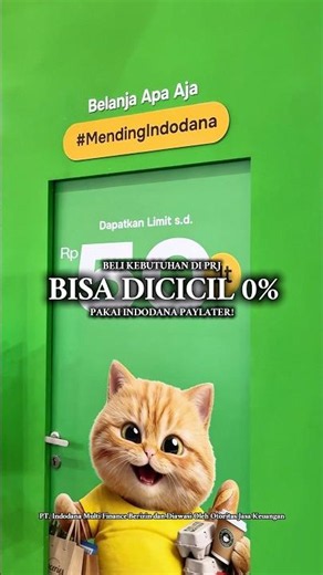 VISITING PRJ WITHOUT CASH? YOU CAN PAY WITH INDODANA PAYLATER!