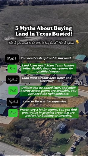 Think buying land in Texas is out of reach? Think again!  Many...