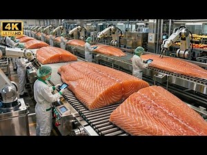 How Millions of Farmed Salmon Become Frozen Fillets
